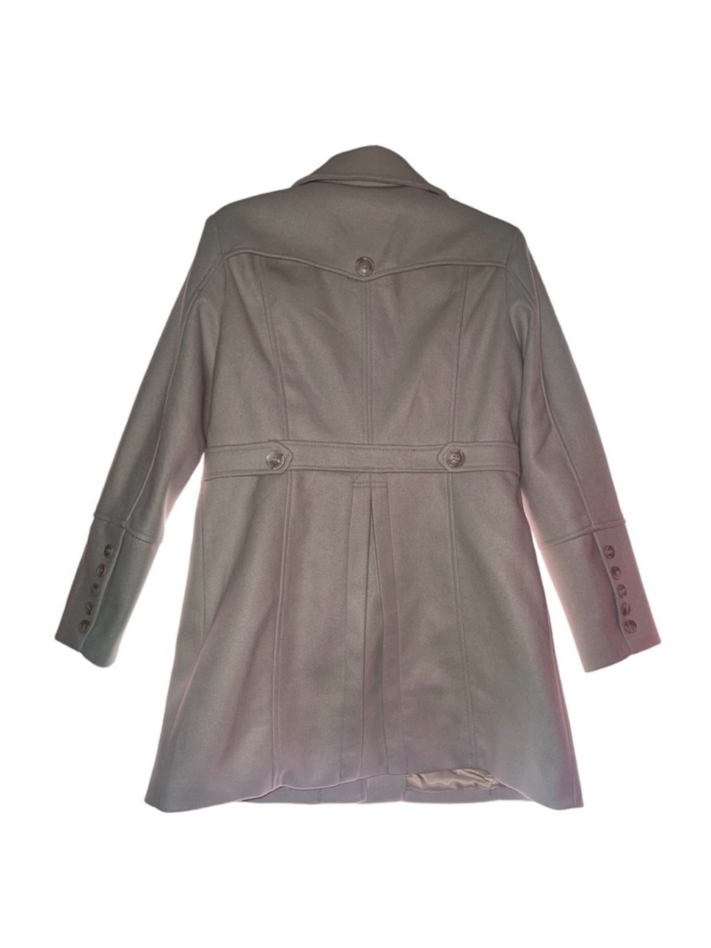Coalition LA Light Gray Double Breasted Pea Coat - Women’s Size XL - EUC - Picture 2 of 12